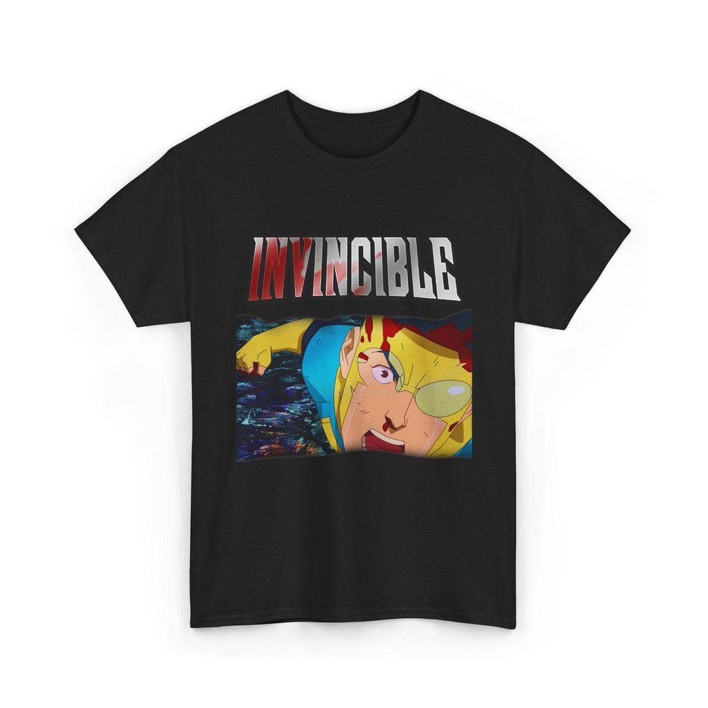 Camiseta Masculina Feminina Invincible Super Hero Anime T‑shirt Unissex Streetwear Envio Imediato