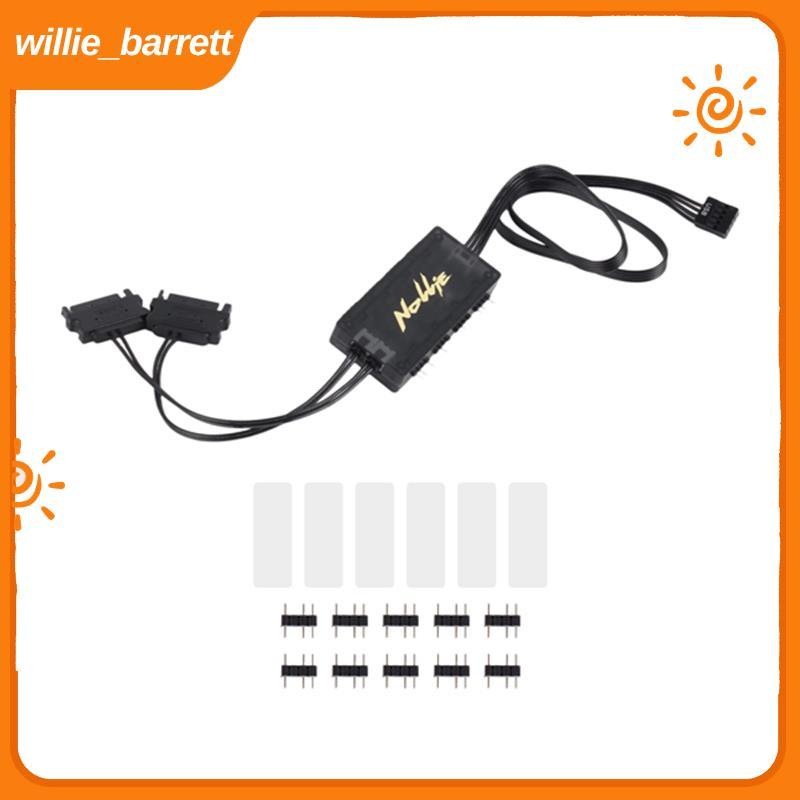 Para Interface Estendida Da Placa-Mãe 8 Portas 5V 3PIN Controlador ARGB Endereçável Com SignalRGB OpenRGB SATA