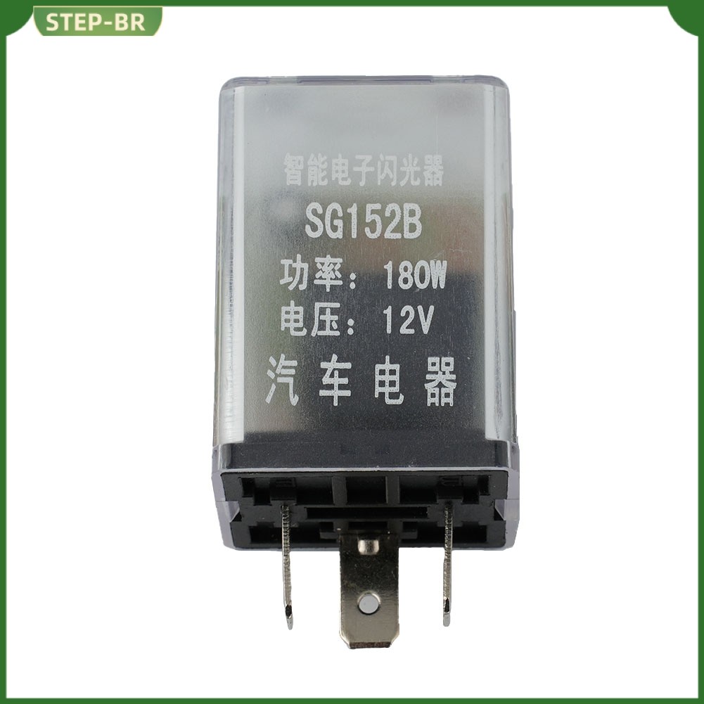 Chave Inglesa 12V 3Pin Carro LED Luz Pisca Relé Sinal De Volta Controle Taxa 180W