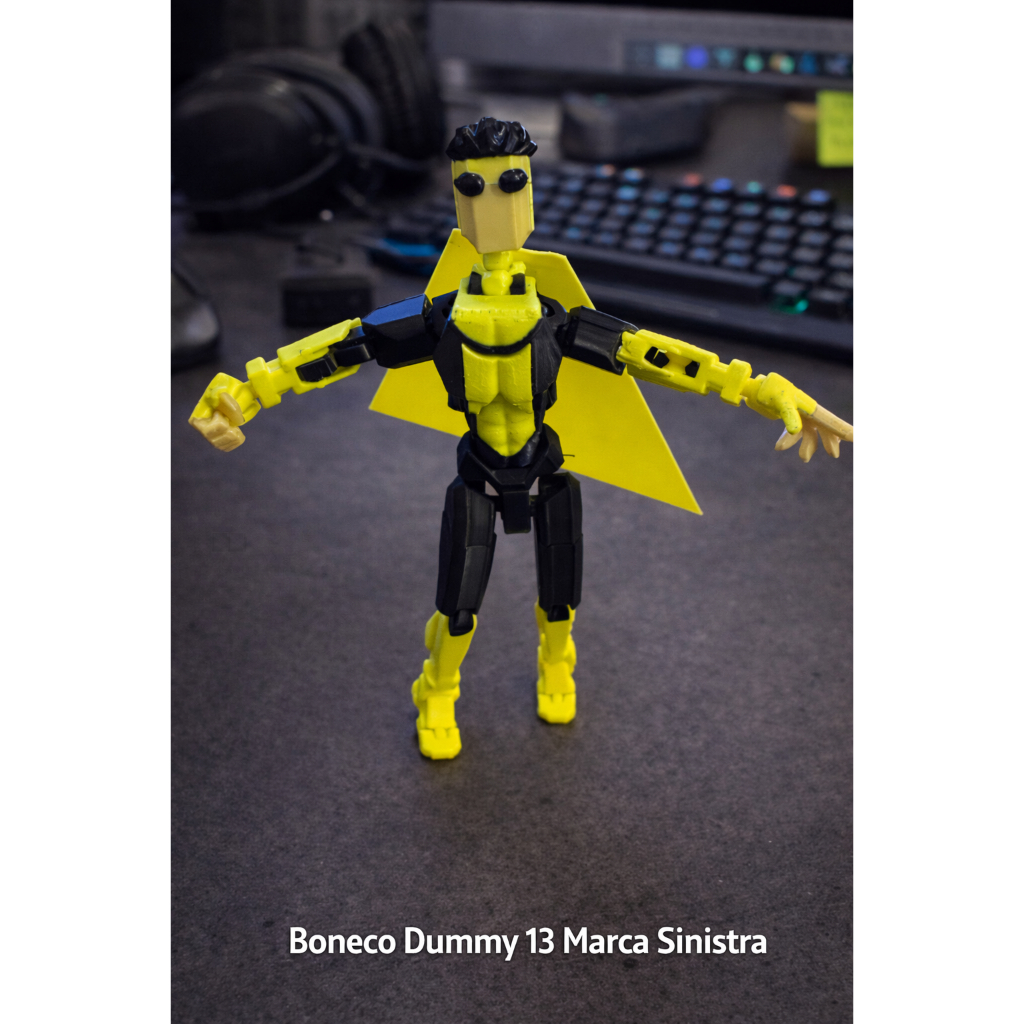 Boneco Dummy 13 Mark Sinistro O Invencível Brinquedo Articulado Entregue Montado - Impressão 3D