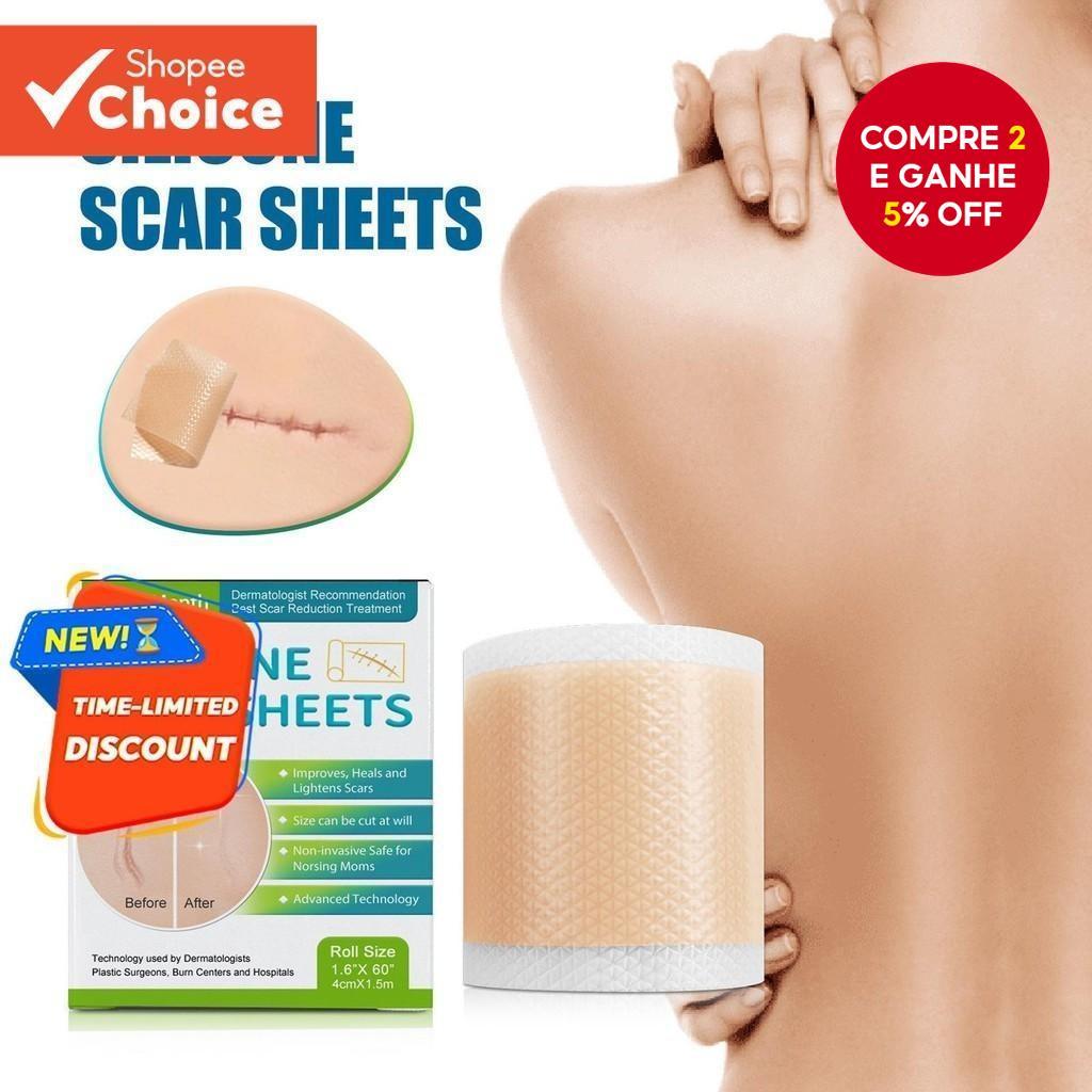 West & Month Silicone Scar Patch Anti-Stretch Mark Faixa De Reparo De Pele Cuidados De Beleza Diários De Inverno