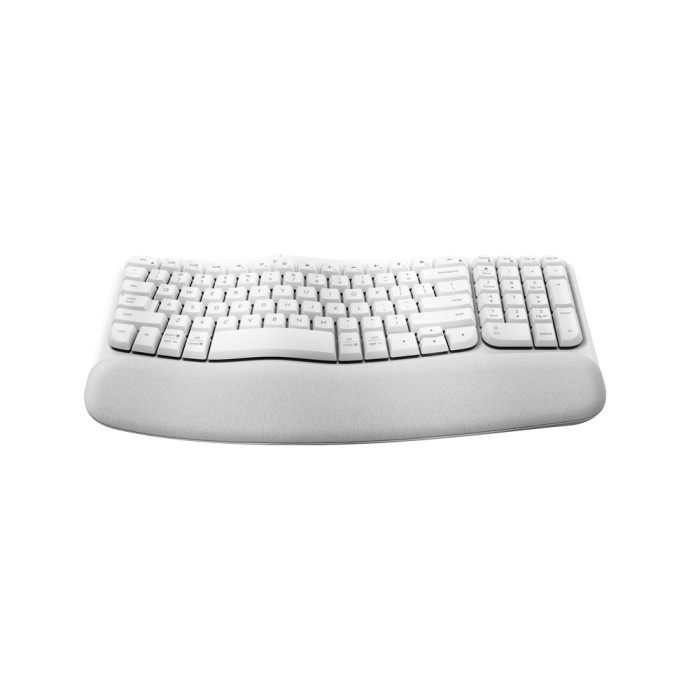 TECLADO SEM FIO LOGITECH WAVE KEYS BRANCO USB LAYOUT US
