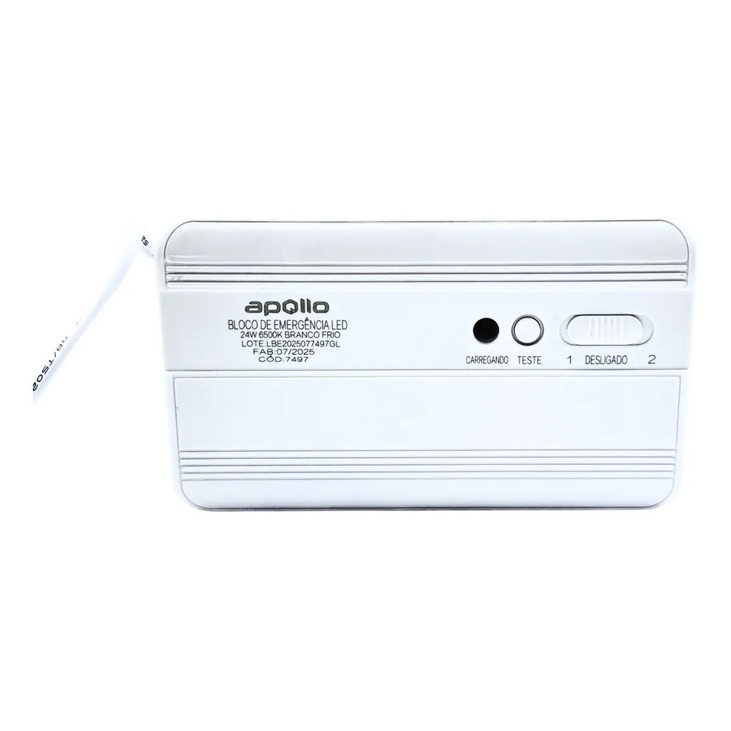 BLOCO DE EMERGENCIA 24W 6500K IP20 BIVOLT