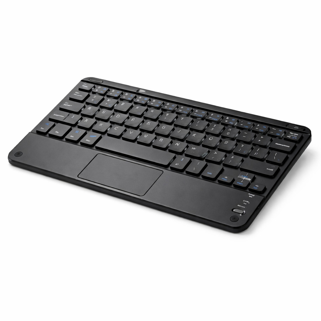 Teclado Bluetooth Sem Fio Premium Recarregavel Slim Para Redmi Pad Pro Blance
