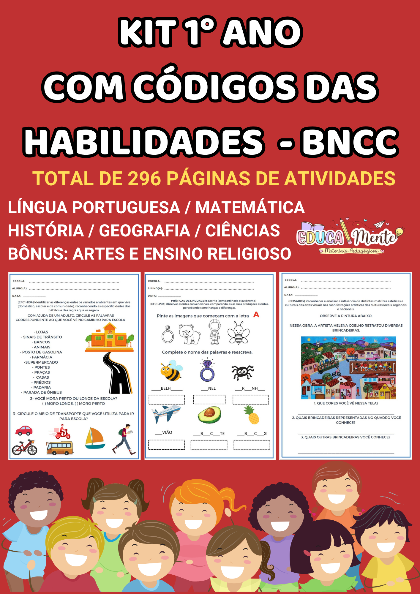 KIT BNCC 1° ANO FUNDAMENTAL