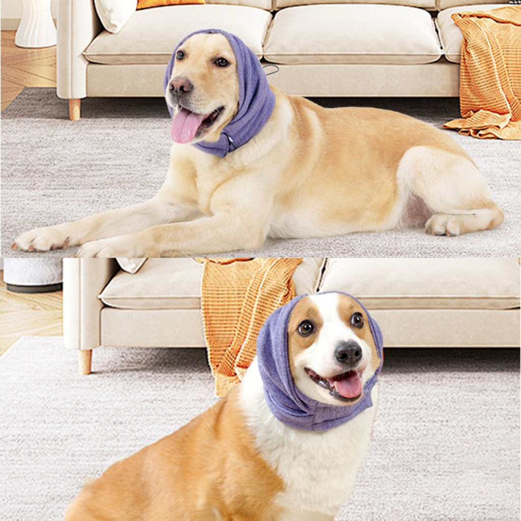 Noise-canceling Pet Ear Covers Dog Earmuffs Soft Adjustable Muffs for Noise-proof Grooming Southeast Asian Buyers' Favor