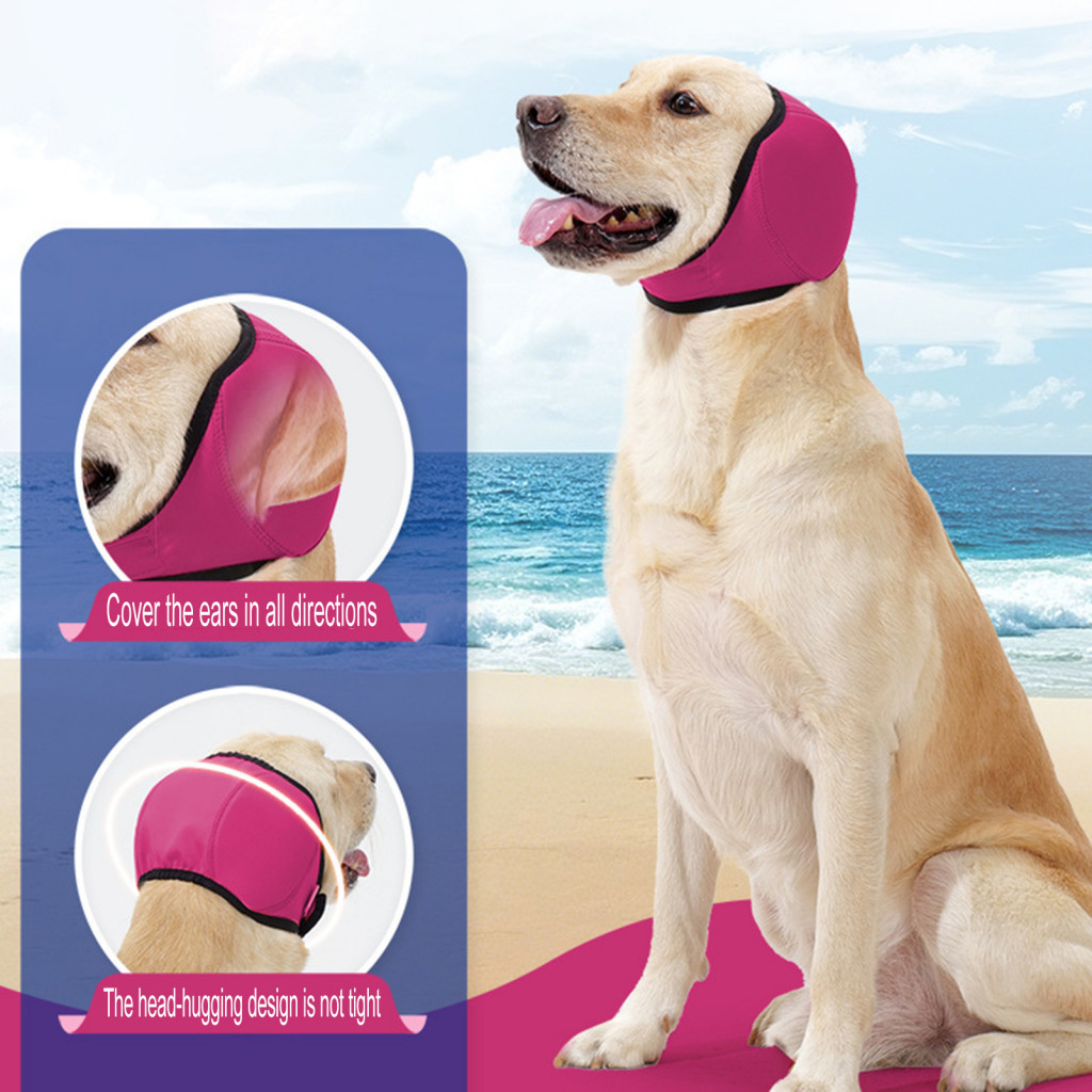 Noise-canceling Dog Ear Cups Waterproof Muffs for Hematoma Relief Anxiety Southeast Asian Buyers' Favorite