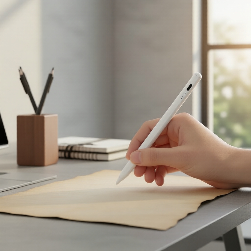 Caneta Stylus Ativa Universal Compatível para Tablets Xiaomi, Android e iOS, Acessório de Escrita Digital Capacitiva e
