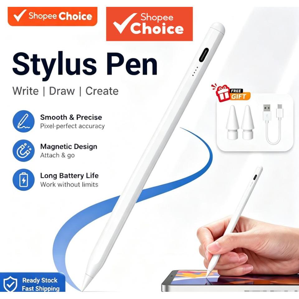 Caneta Stylus Universal Touch Screen para Android e iOS, compatível com Xiaomi, Huawei, Honor, celulares e tablets