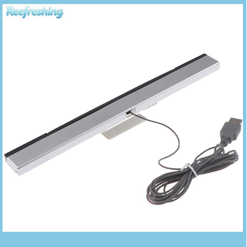 Reafrescante Wii Sensor Bar Receptores Com Fio IR Signal Ray USB Plug Substituição Para Nitendo BR