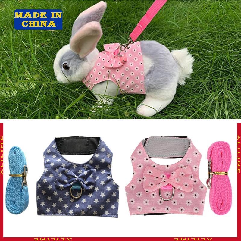 Holiday Costume Cute Harness Leash Set Acessórios Para Pequenos Animais
