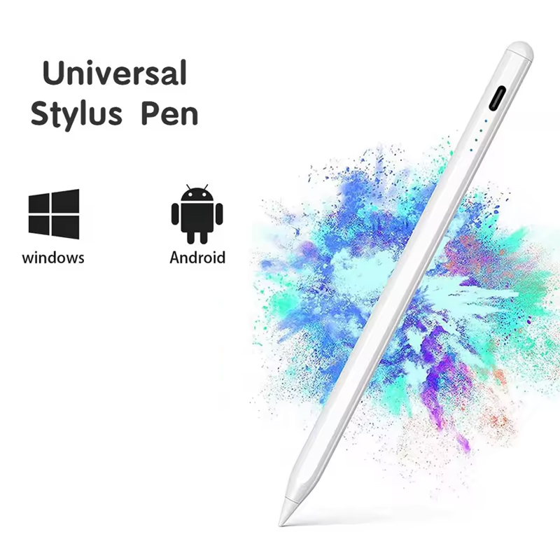 Caneta Universal Stylus para Android iOS Windows, para iPad Pencil com fixação magnética, acessório para tablet, caneta