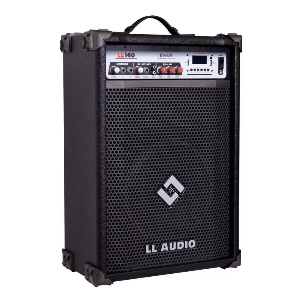 Caixa Amplificada Multiuso 10 Pol 35w Rms Ll140bt Ll Áudio