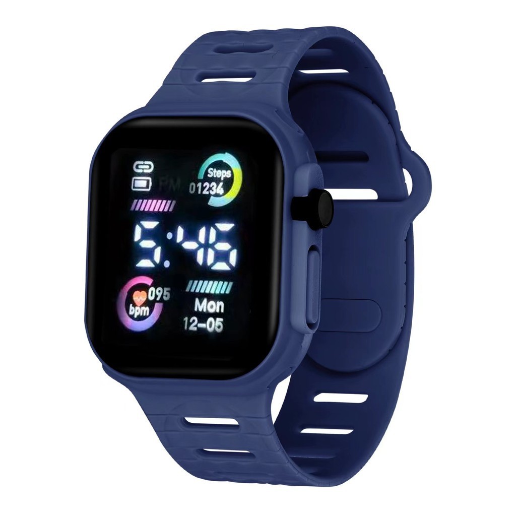 Novo Relógio Digital Esportivo Para Crianças , Meninos E Meninas , Estudantes Do Ensino Médio , Design Fino , Elegante ,