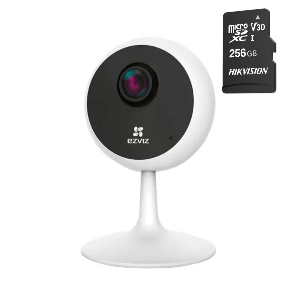Kit Câmera De Segurança Ezviz Cs-c1c Full Hd + Microsd 256GB