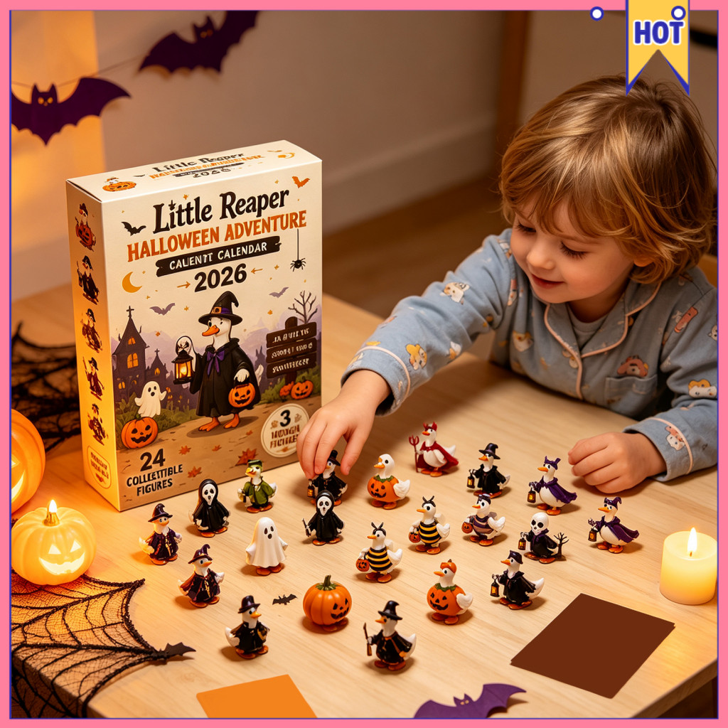 Halloween Ducks Advent Calendar 2026 – 24-day Spooky Countdown with Unique Collectible Duck Figures Perfect Gift for F