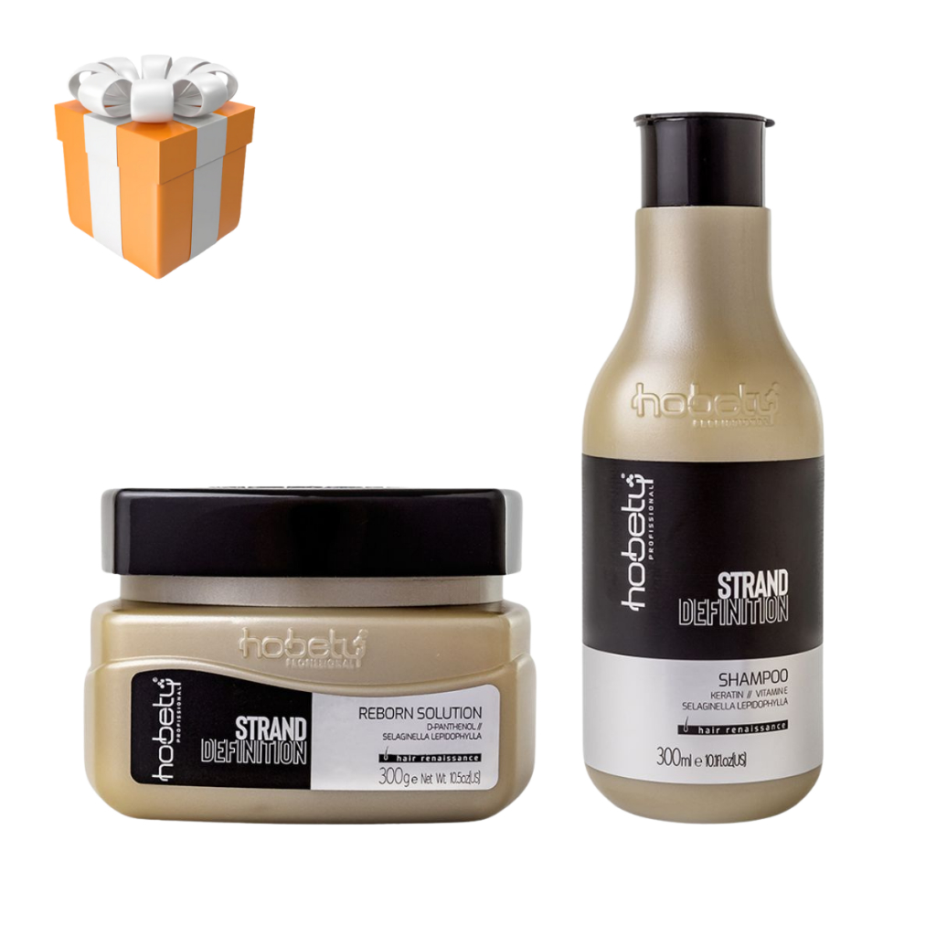 Kit Strand Definition Hobety Shampoo 300ml+Máscara 300g