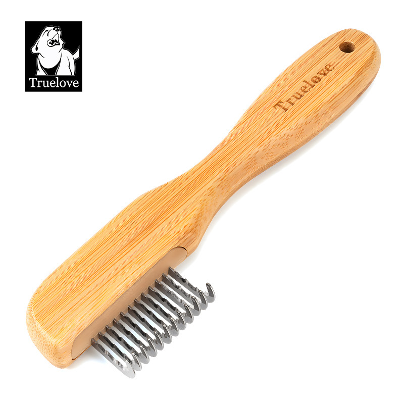 Truelove Pet pente atado escova especial cabelo longo gato cão suprimentos aliciamento remover cabelo flutuante TLK25132