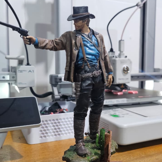 Arthur Morgan 25cm em Resina