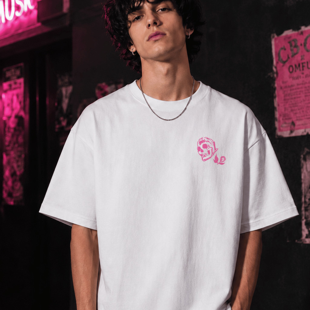 Camiseta Machine Gun Kelly Tickets To My Downfall Caveira Guitarra Rock Punk Alternativo Grunge Aesthetic 100% Algodão