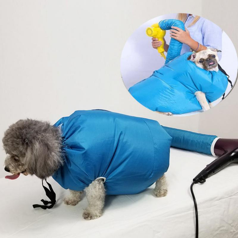 Folding Dog Hair Dryer Portable Pet Drying Bag Efficient Dogs Hair Dryers Blow Bag Cat Dryer Winter Pets Cleaning XLH9&-