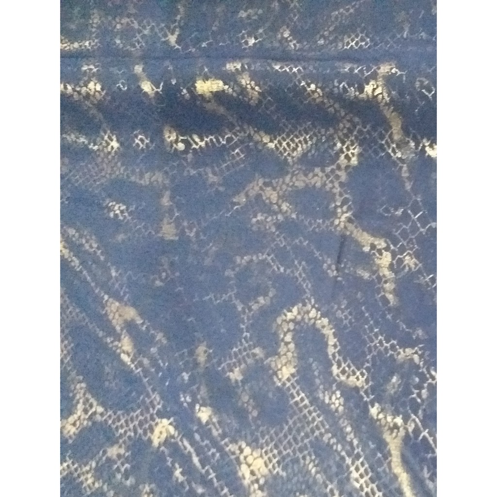 Tecido seda animal print com brilho 1 metro por 1,50 de largura