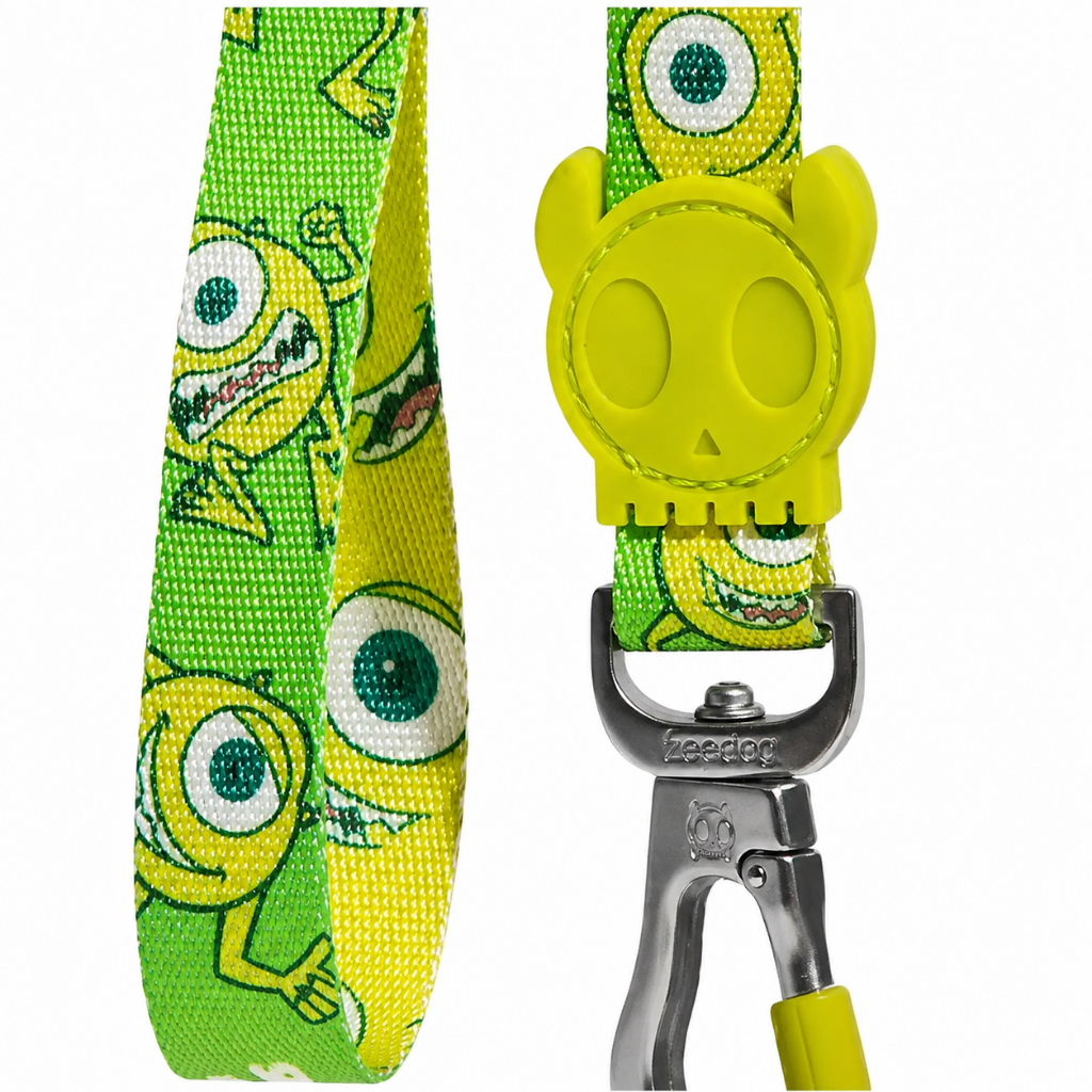 Guia Padrao Monstros S.a Mike Com Trava Zee.Dog Coleira Premium