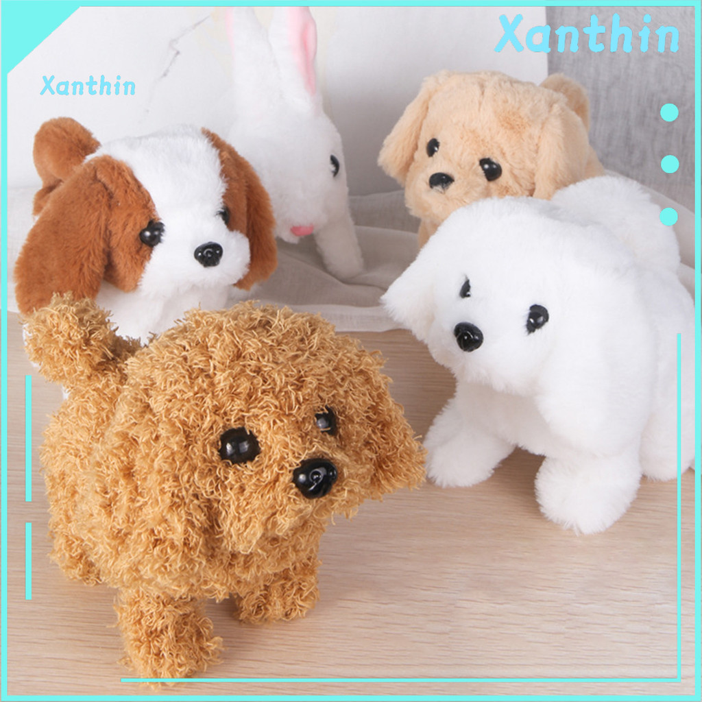 Simulação De Pelúcia Elétrica Teddy Corgi Dog Rabbit Tail Balançando Bunda Agitando Brinquedo