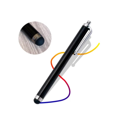 Caneta Touch Stylus Universal 11,5cm para Celular Tablet Smartphone iOS Android