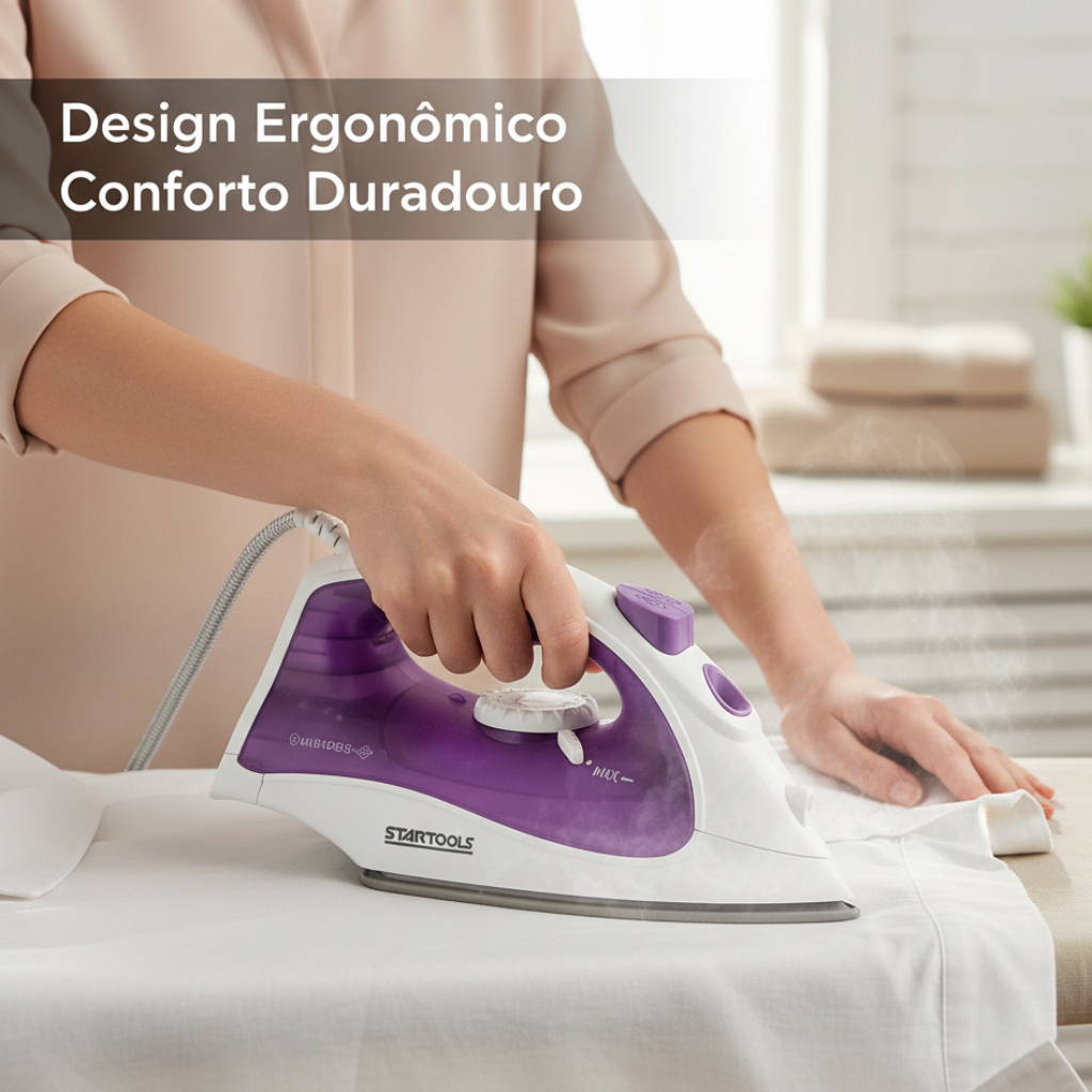 Ferro Vapor Potente Portatil 127V ou 220V Alta Pressão Tecidos Sensiveis Envio Sortido