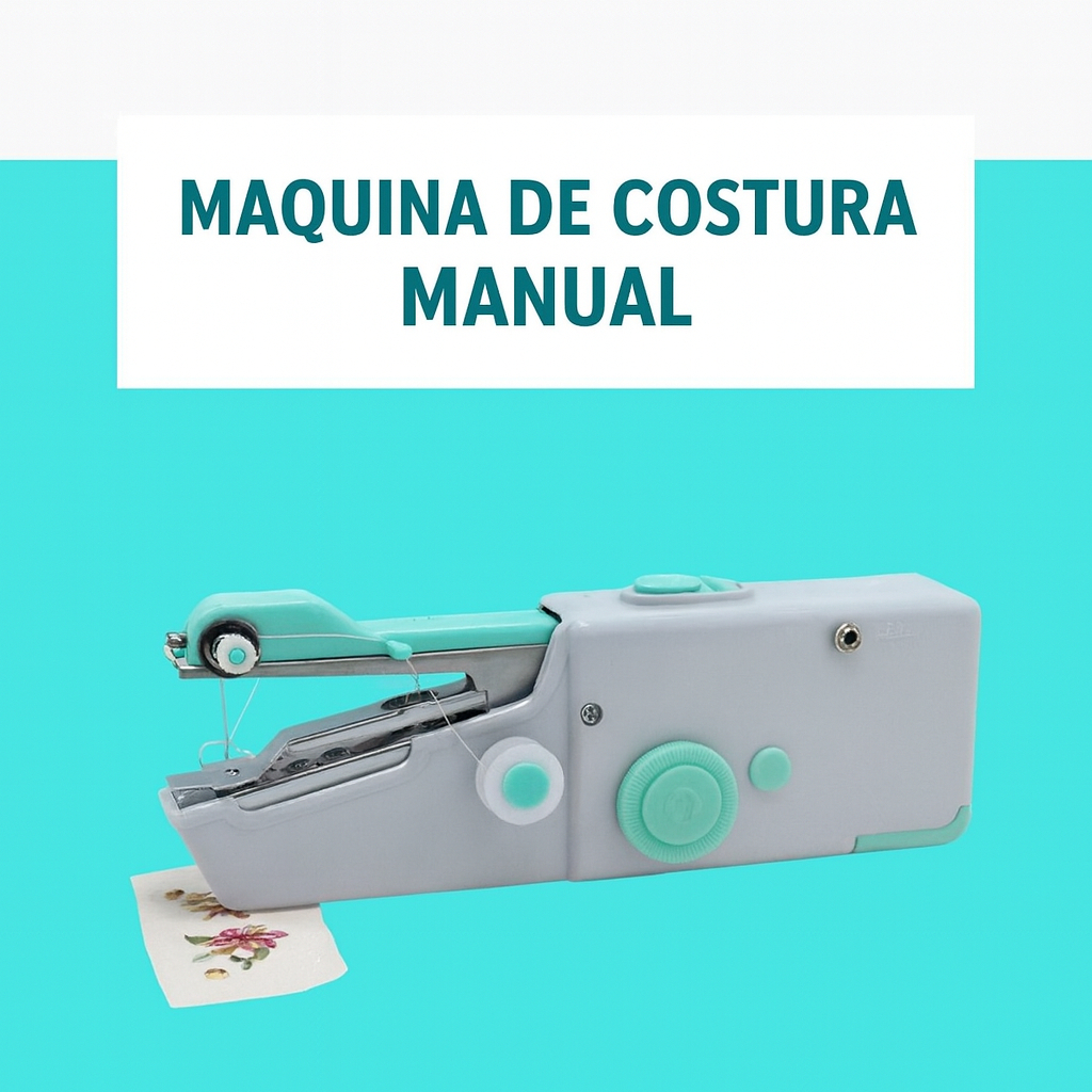 Mini Portátil Máquinas De Costura Ponto Acessível Costurar Costura Sem Fio Roupas Tecidos Portátil