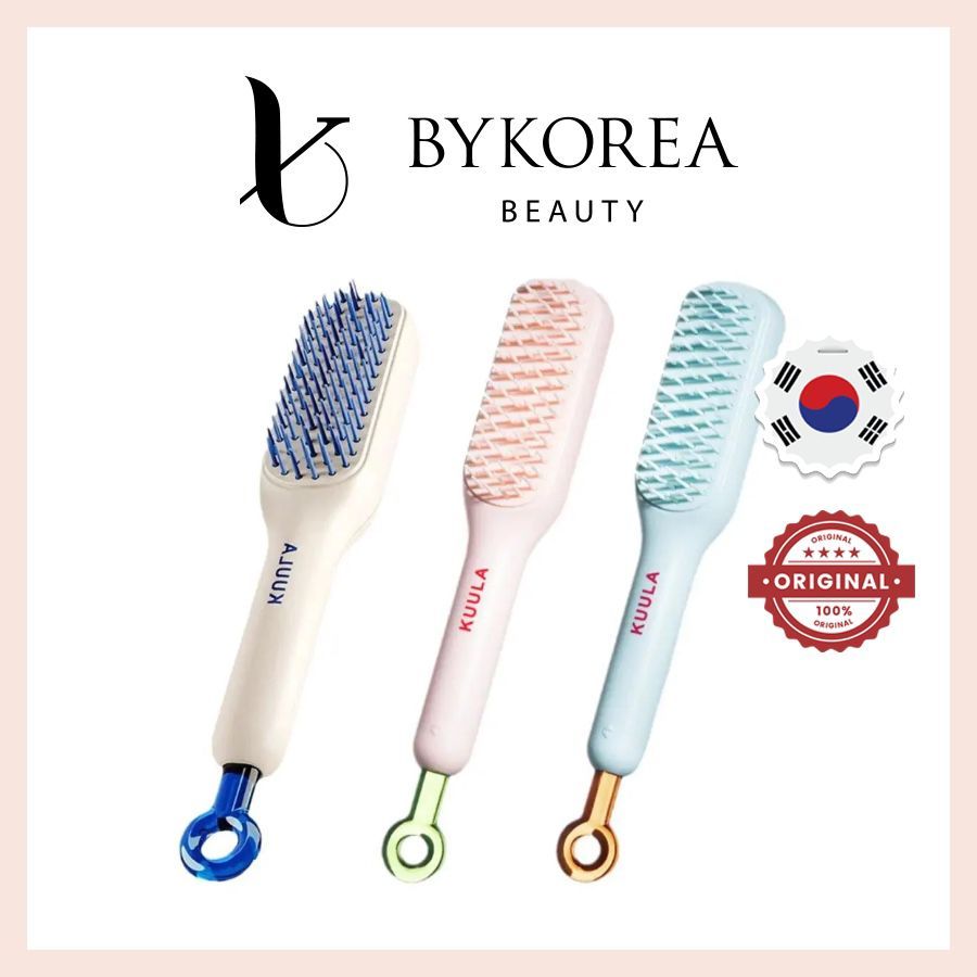 KUULA Self-Cleaning Retractable Hair Brush – Tangle-Free, Easy to Clean