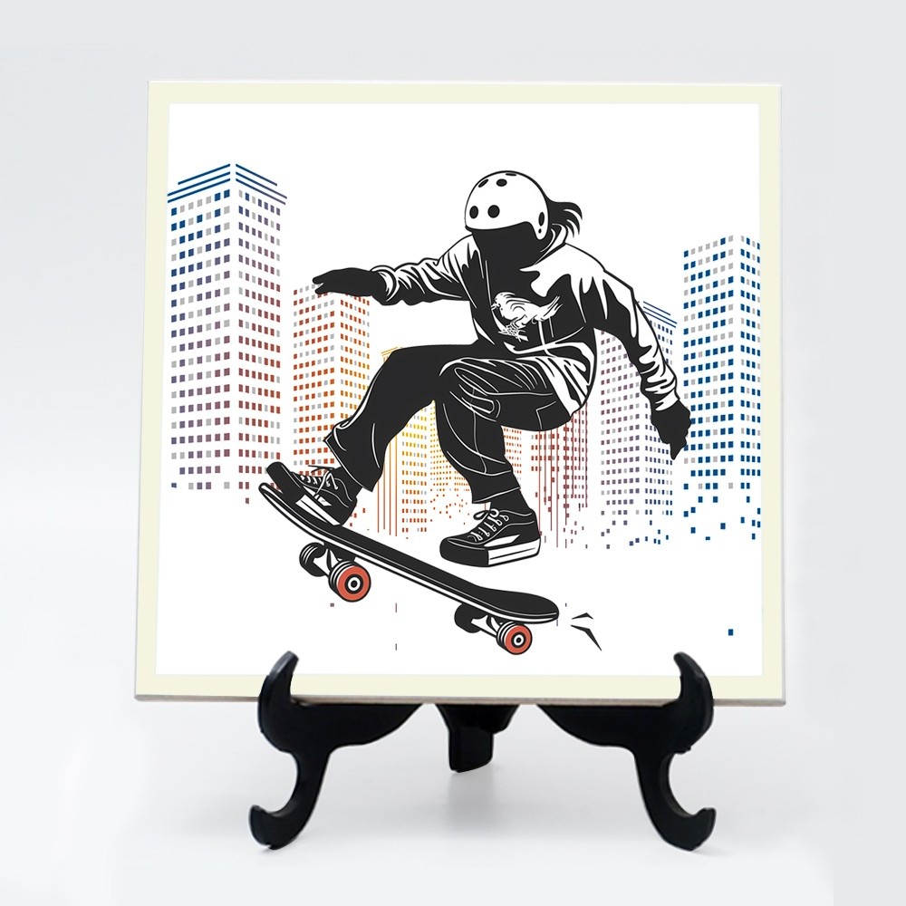 Quadro azulejo Skate Skateboard Street shape nose 2406