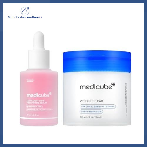 Medicube zero pore pad 2.0 + Ultra Light PDRN Pink Peptide Ampoule 30ml