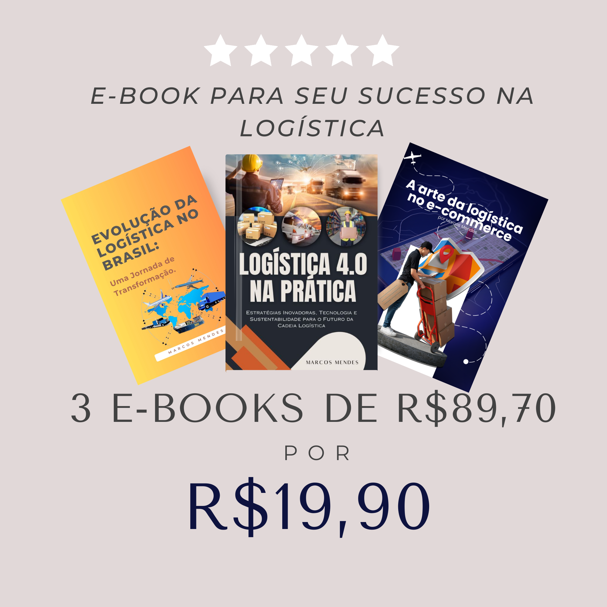 KIT DE E-BOOKS - LOGÍSTICO DE SUCESSO