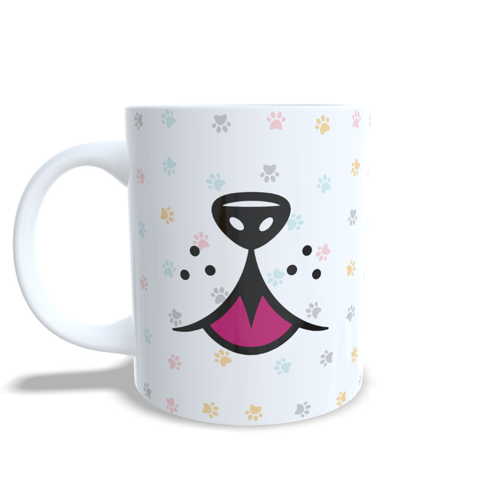 Caneca  Mãe de Pet Patinha e Focinhos
