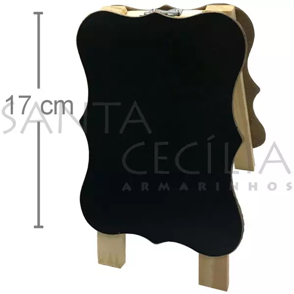 Mini Cavalete Lousa Gourmet Retro Blackboard 17x12 cm
