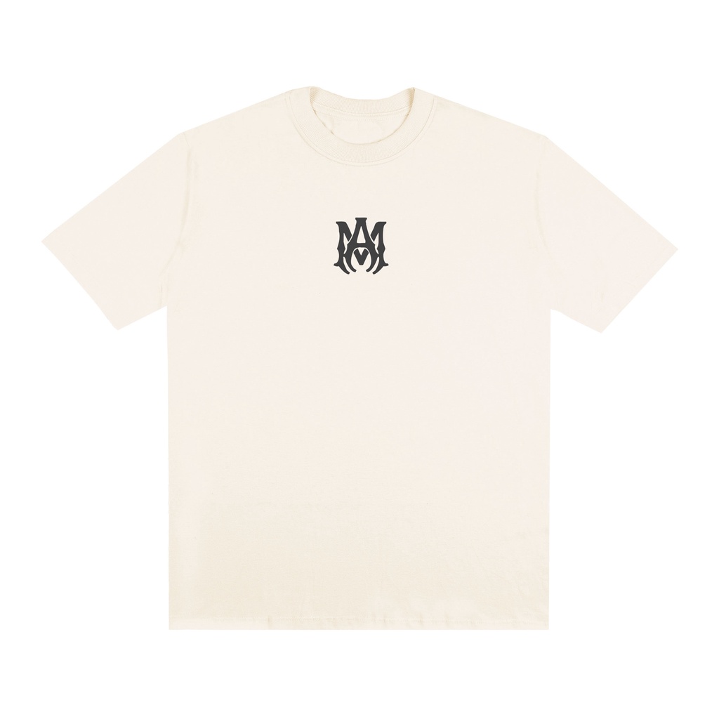 Camiseta Estampada Monogram Miri Frontal Unissex 100% Algodão Camisa Manga Curta Estampada em Dtf