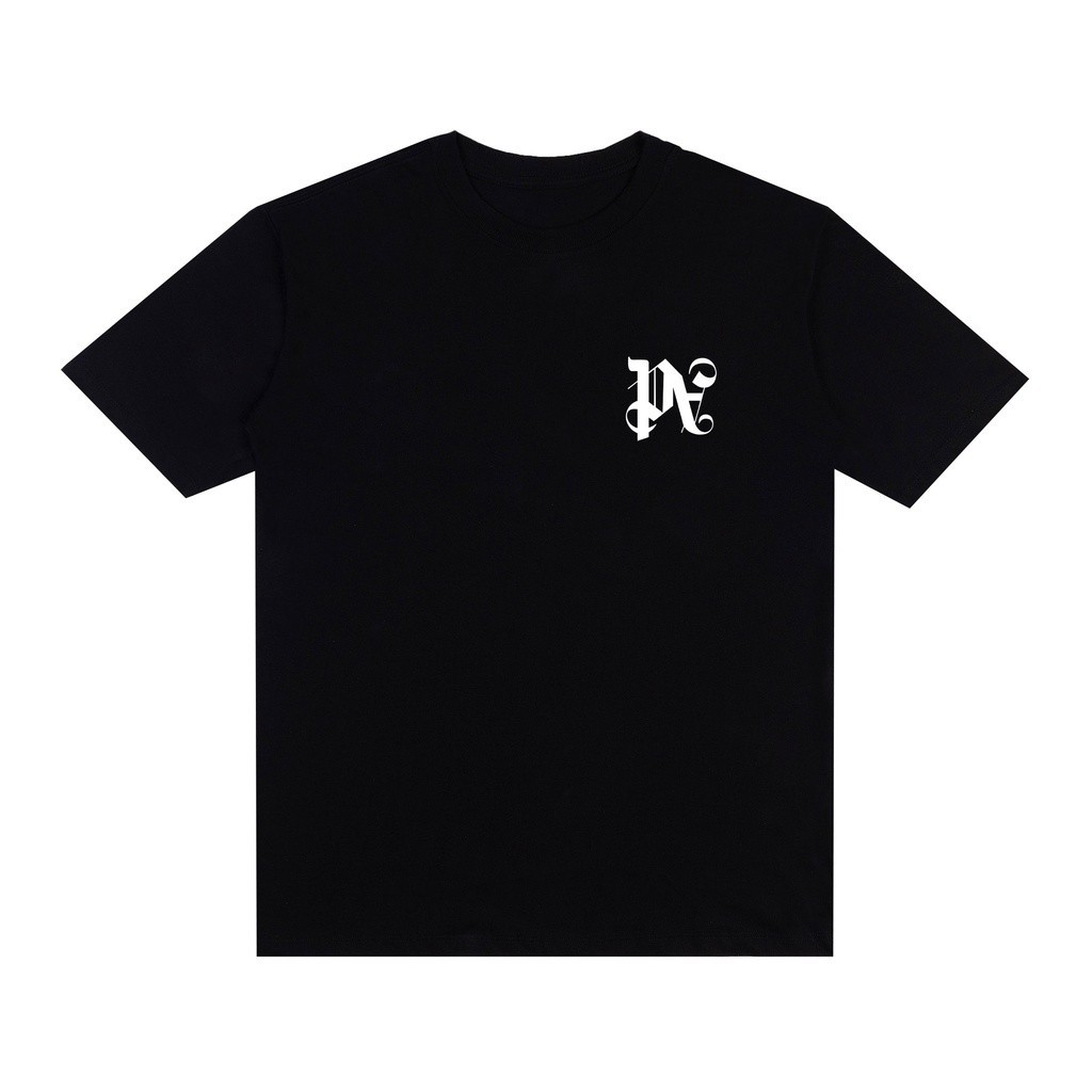 Camiseta Monogram Palm Basic Streetwear Camisa 100% Algodão