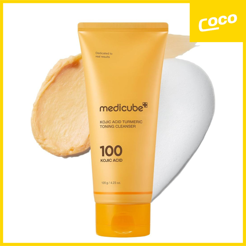 Medicube Kojic Acid Turmeric Vita Whip Cleanser (120g)
