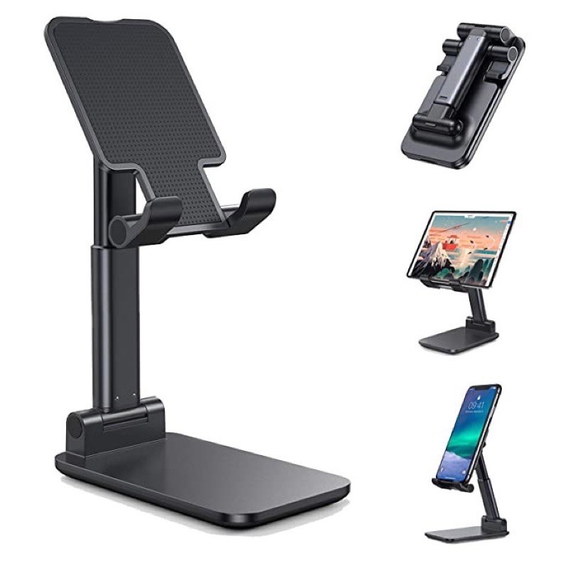 Hybers Suporte Ergonômico dobravel Portátil Celular/tablet - Ajustável Mesa Branco ou Preto