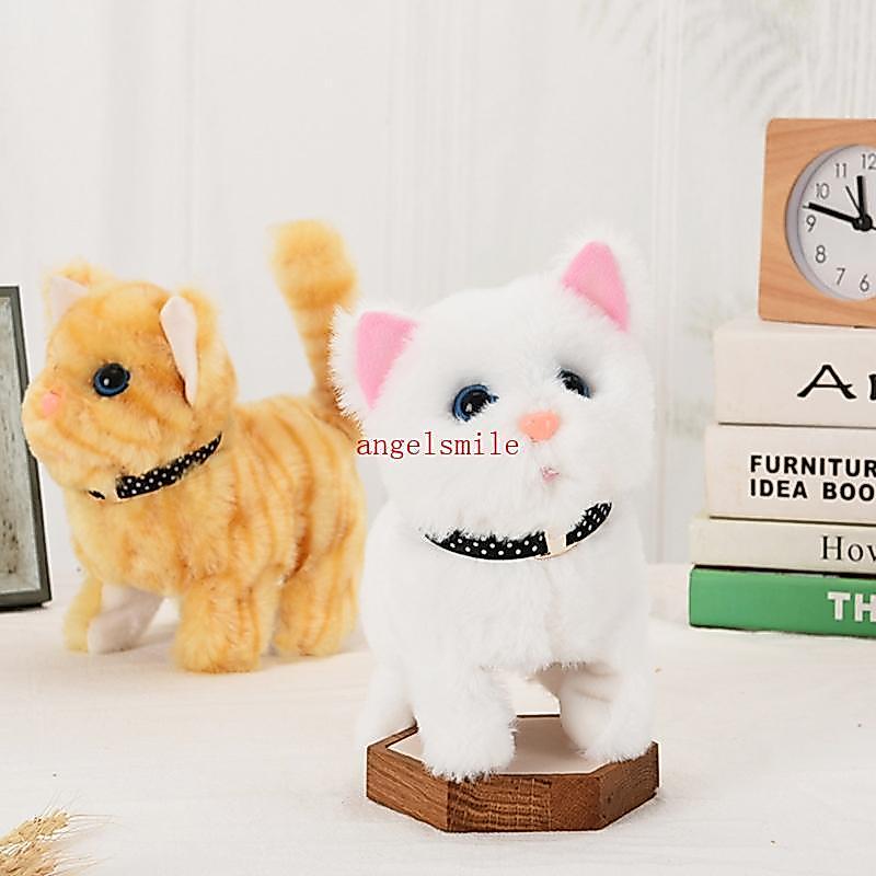 Interactive Electronic Plush Toy Estimação Eletrônico Animado Para Gato Gatinho