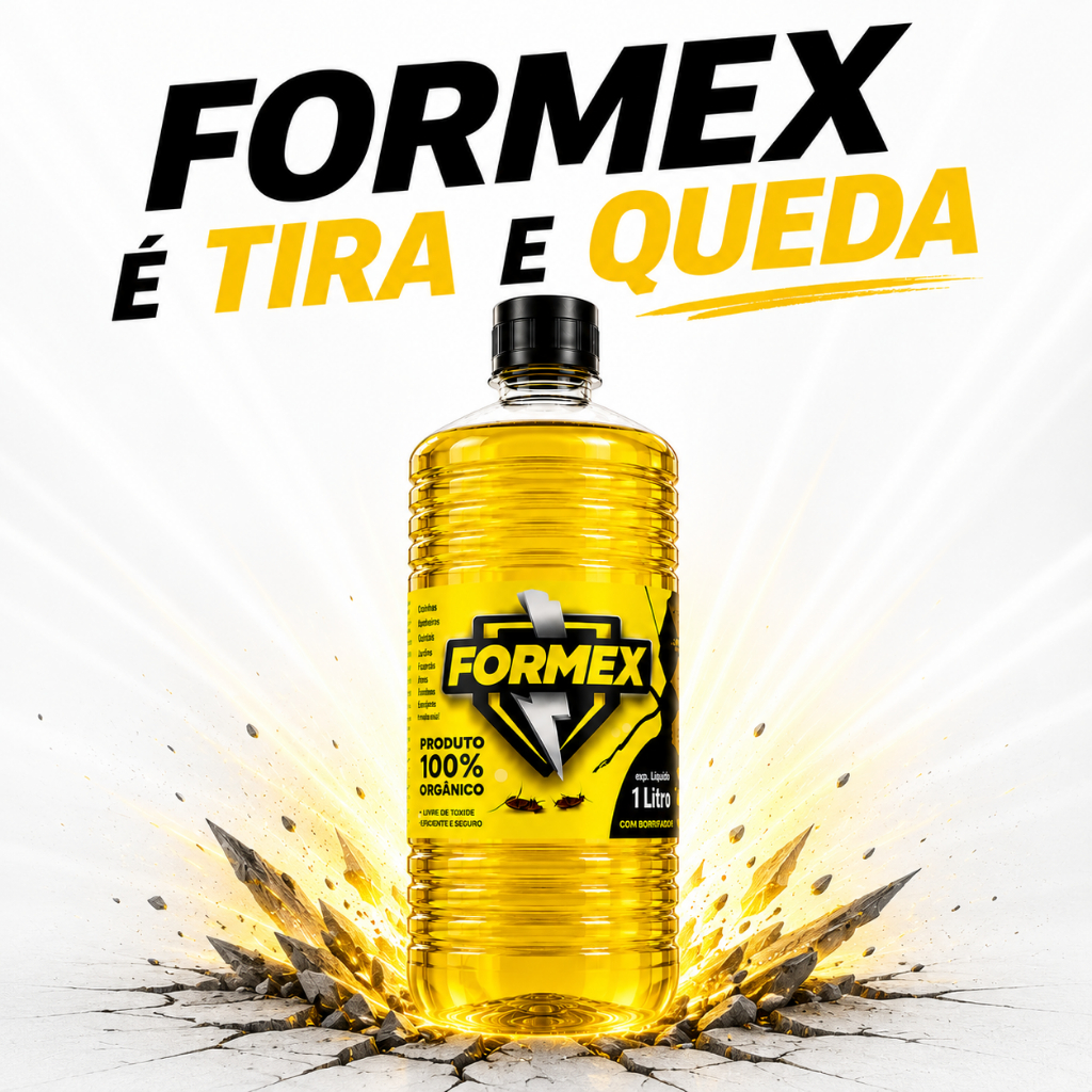 Formex Spray Uso Residencial Para Ambientes Internos e Quintais 1 Litro e 1 Spray Borrifador