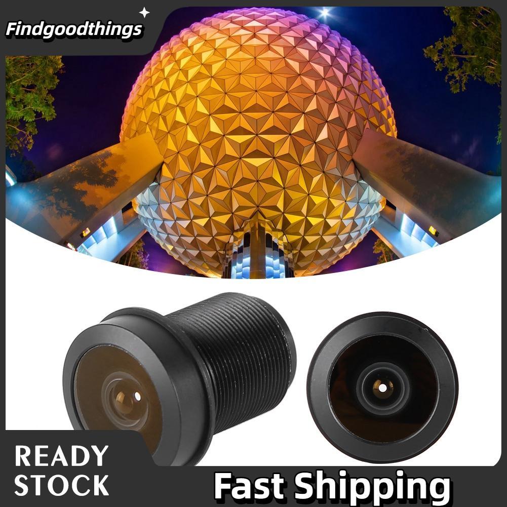 Findgoodthings-br Lente olho de peixe de 1,44 mm 1/2,5 grande angular 5MP HD 180° para câmera de vigilância CCTV