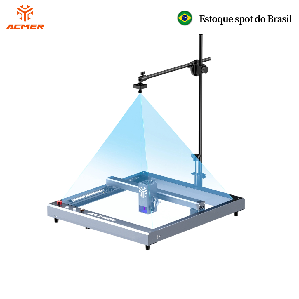 ACMER A500 Câmera 5MP para Gravadora a Laser, Posicionamento Preciso ≤0.5mm, Reconhecimento de Contorno, Estoque 24h