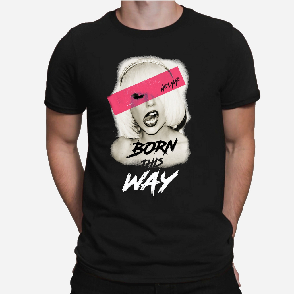 Camiseta Lady Gaga Show Camisa Unissex Algodão