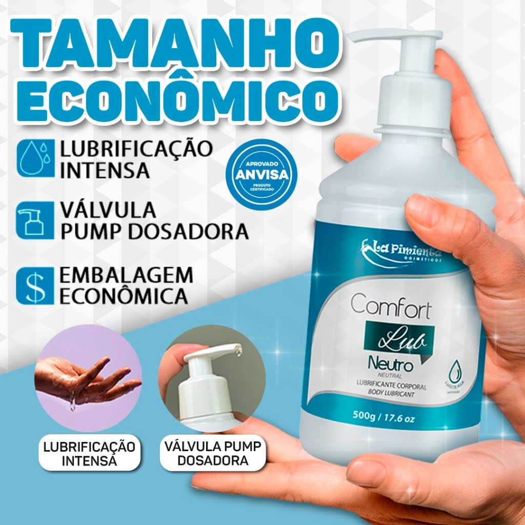 GEL COMFORT LUB HIDRATAÇÃO E CONFORTO PARA TODOS OS MOMENTOS DO SEU DIA A DIA