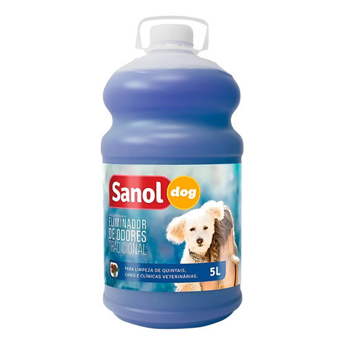 Eliminador De Odores Sanol Dog Tradicional 5 Litros Tradicional