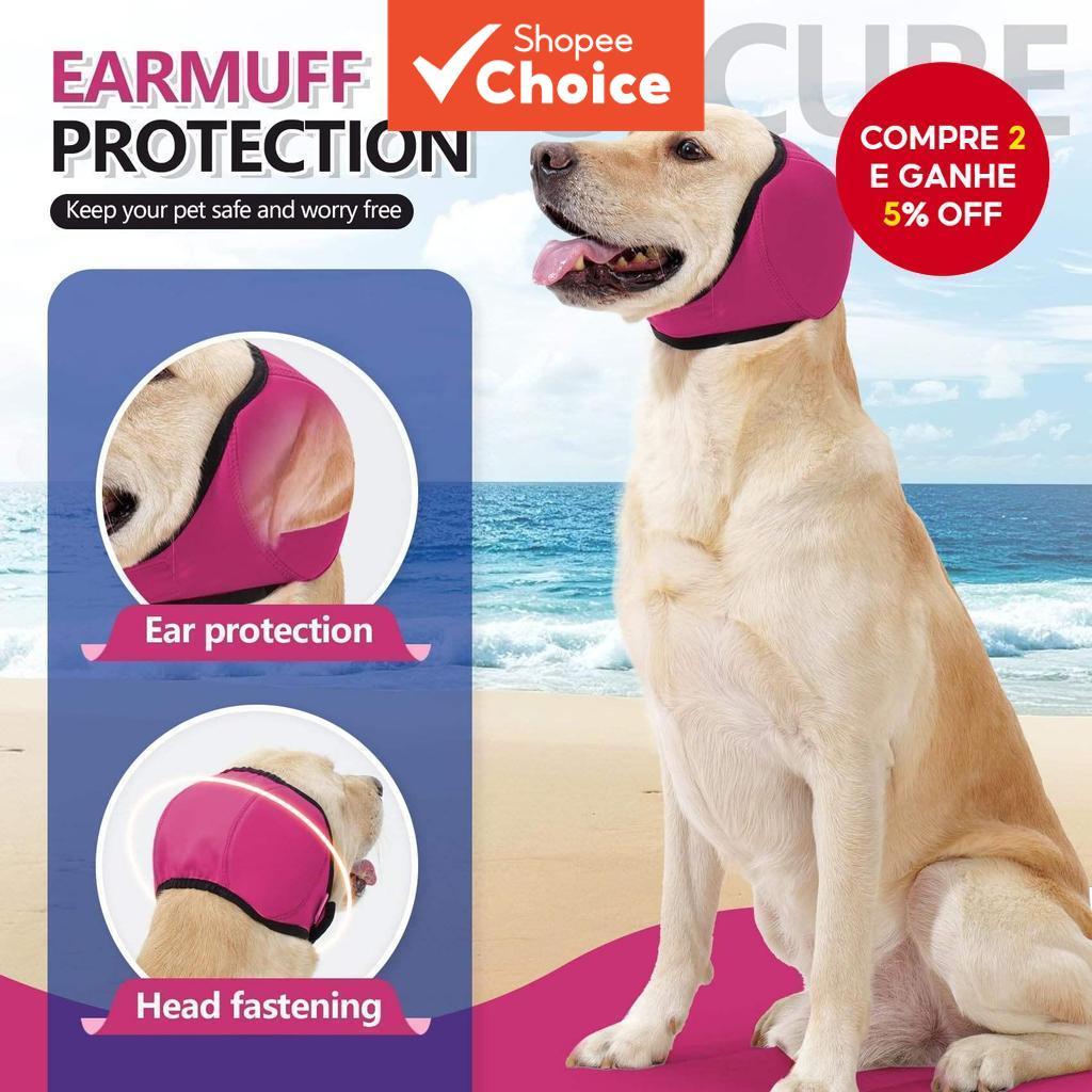 Estilo De Vida SKEC Dog Ear Muffs Calmante Redução De Ruído Ajustável