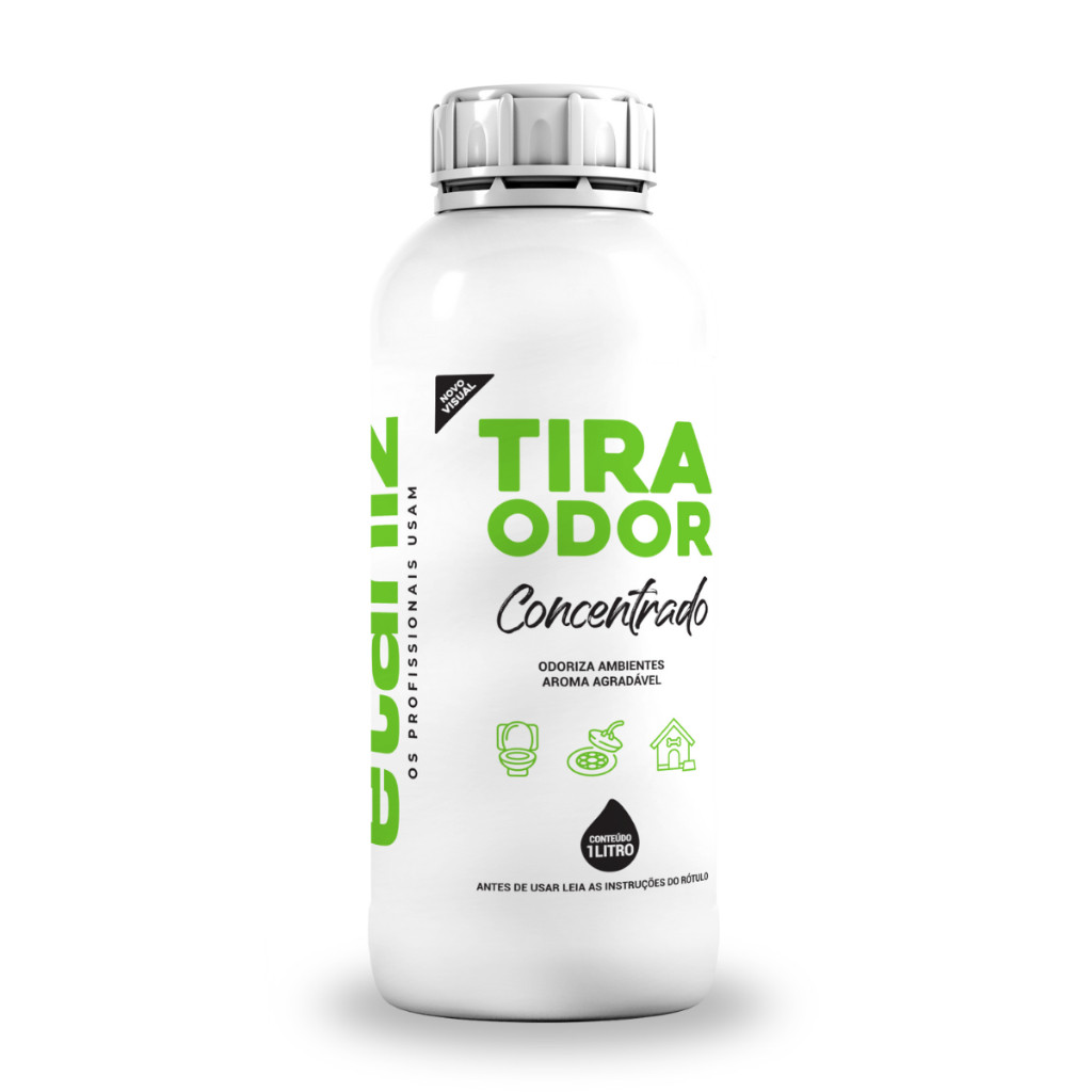 Tira Odor Concentrado 1L Elimina Maus Odores Banheiro Cozinha Pet Ambiente